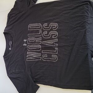 Black under Armour youth tshirt